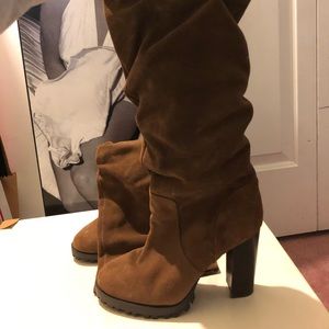 Aldo brown suede boots